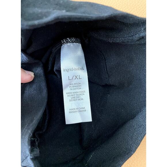 NWT Ingrid + Isabel Black Maternity Leggings Size L/XL - Picture 8 of 8